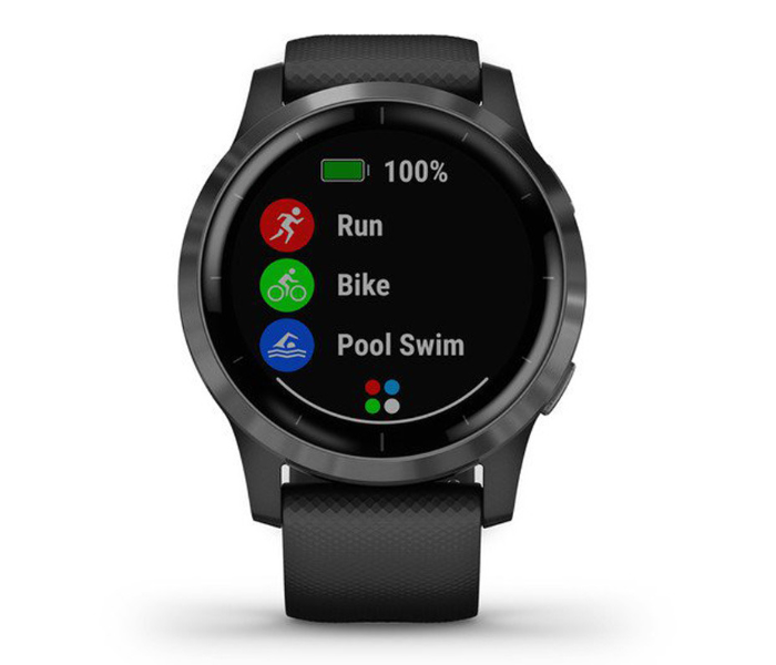 Garmin 010-02174-14 Vivoactive 4 GPS Smartwatch – Black - Zoom Image 1