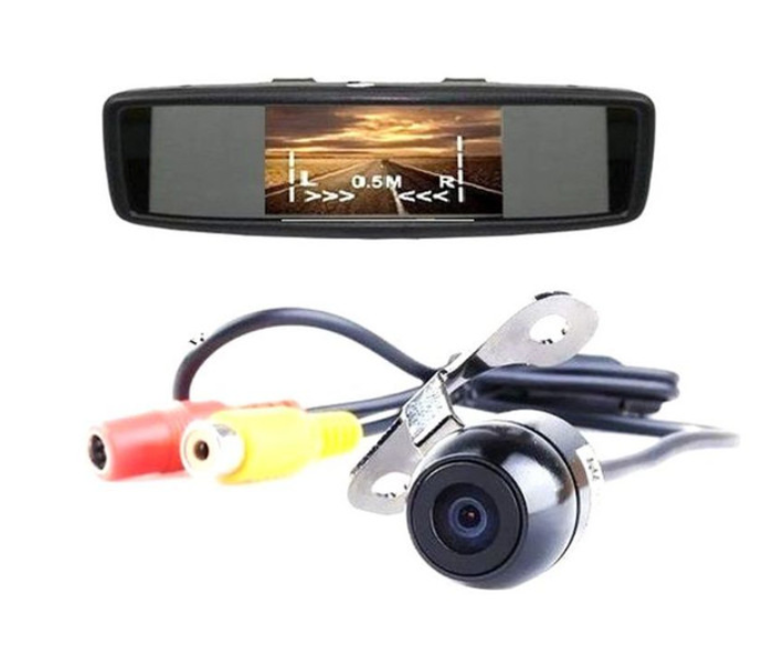 Spider Rear View Camera and Rear View Mirror Set - Zoom Image