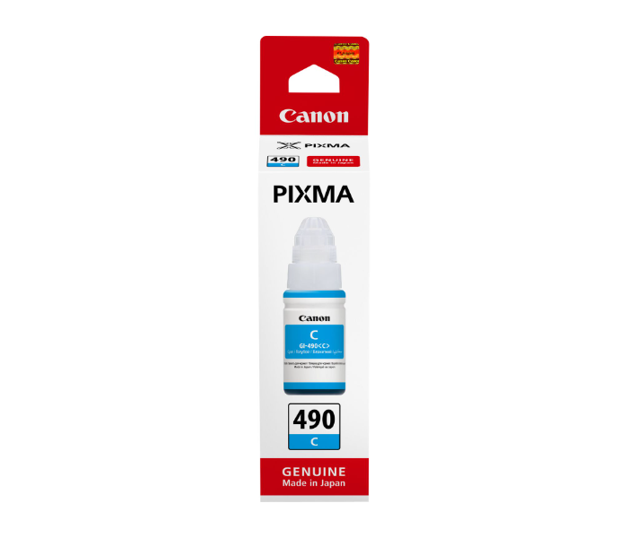 Canon GI-490 Ink Bottle - Cyan - Zoom Image 3