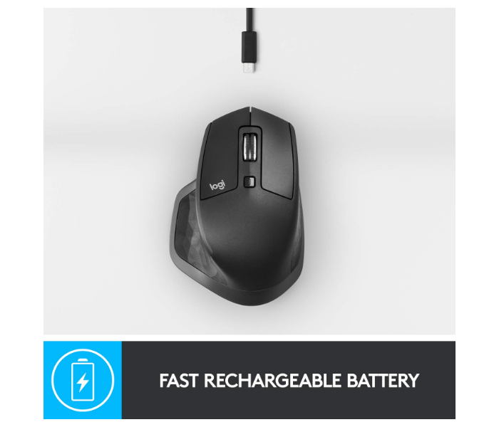 Logitech Mx Master 2s Wireless Mouse - Graphite - Zoom Image 4