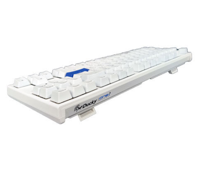 Ducky One 2 TKL Cherry Blue RGB White Switch Gaming Mechanical Keyboard - White - Zoom Image 2