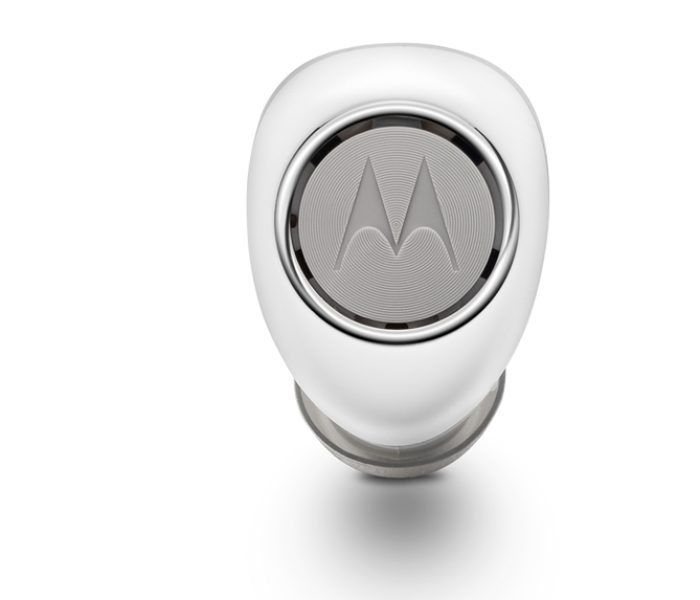 Motorola VerveOnes Music Edition Bluetooth Stereo Smart Earbuds - White - Zoom Image 4