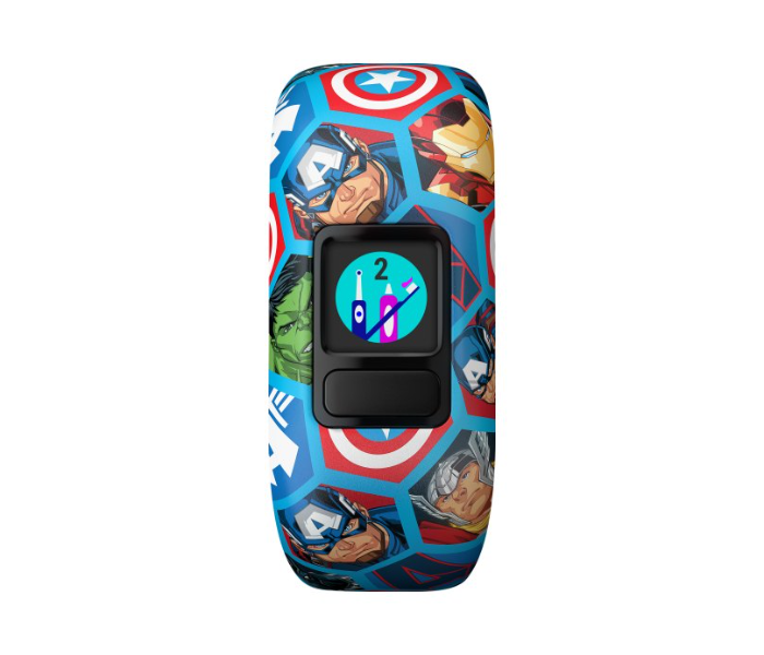 Garmin 010-01909-02 Vivofit Jr2 Stretchy Avengers Activity Tracker For Kids - Blue - Zoom Image 4