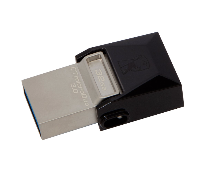 Kingston DTDUO3 32GB DataTraveler MicroDuo USB Flash Drive - Black - Zoom Image 4