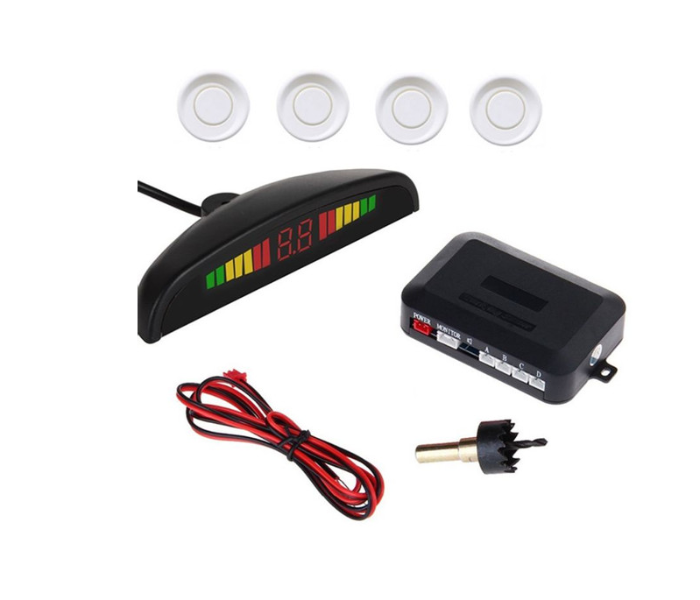 LED Display Car Radar Kit With 4 Parking Sensors - Zoom Image