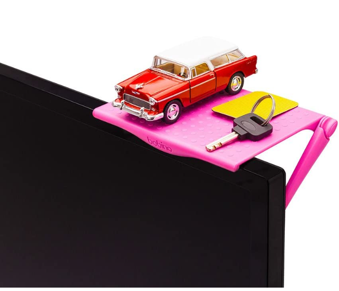 Bobino SCSHOFS Screen Shelf Stylish Minimalist Monitor Mounted Organizer - Fuchsia - Zoom Image 2