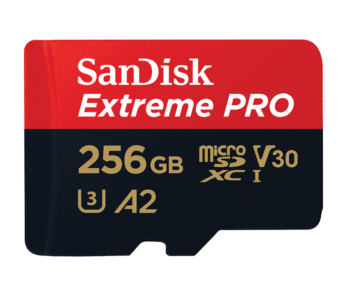 Sandisk SDSQXCZ-256G-GN6MA 256GB Extreme Pro Micro SDXC Memory Card - Zoom Image