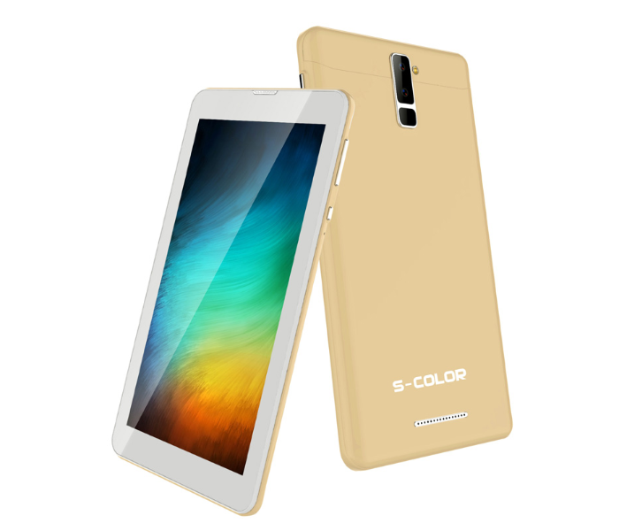 S Color U706 7 inch 2GB RAM 16GB 4G WiFi Android Tablet - Gold - Zoom Image