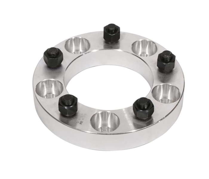 Thick Hub Centric Wheel Spacer - Silver and Black - Zoom Image