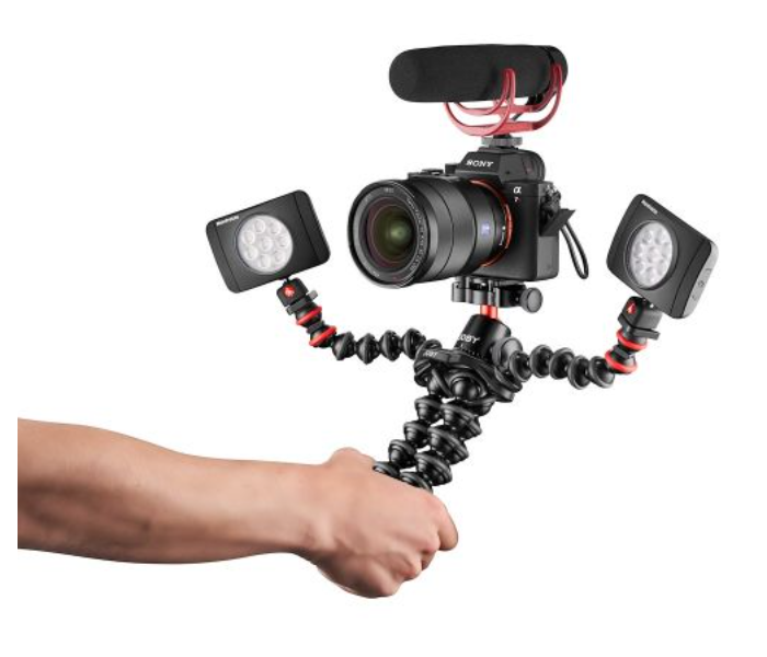 Joby JB01567-BWW GorillaPod 3K PRO Rig Ultimate Flexible Tripod Rig for Premium Mirrorless Cameras - Black and Red - Zoom Image 3