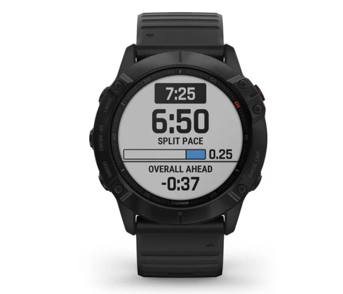 Garmin 010-02157-01 Fenix 6X Pro Edition Balck with Black Band GPS Smart Watch - Zoom Image 2