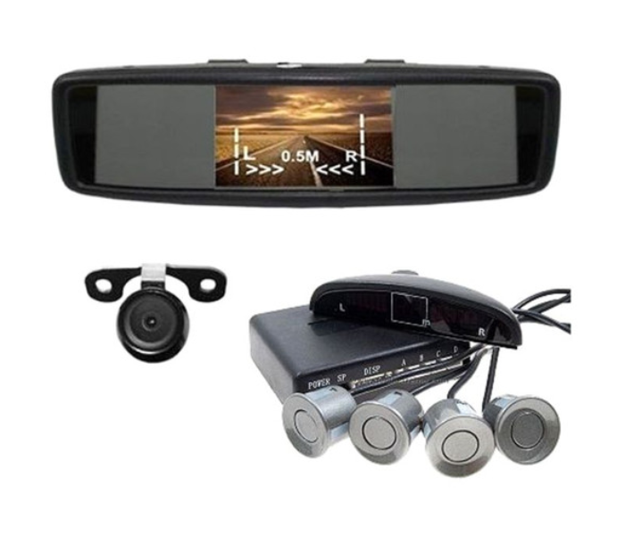 Spider Car Parking Security System With LCD Monitor and Camera - Zoom Image