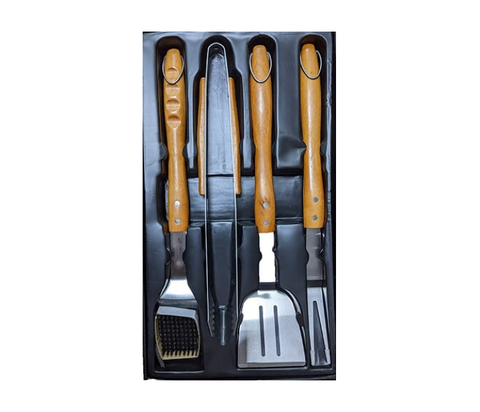 Set Of 4 Grill Tools - Stainless Steel - Zoom Image