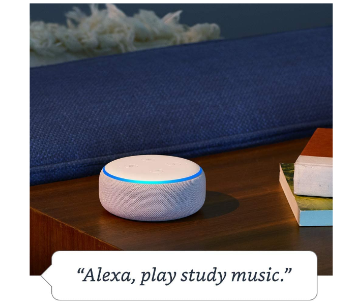 Alexa Echo Dot 3rd Generation Smart Speaker - Sandstone - Zoom Image 2