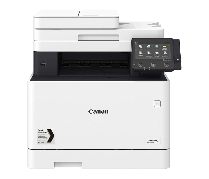 Canon MF744CDW I-Sensys All-In-One Colour Laser Printer - White - Zoom Image 2