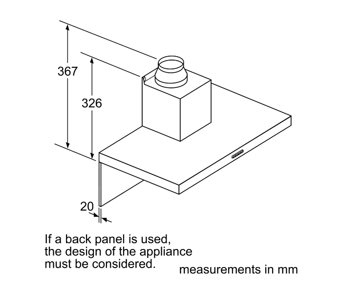 Bosch DWB97DM50B Series 4 90 cm Wall Mounted Cooker Hood - Stainless Steel - Zoom Image 6