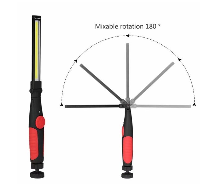 Magnetic USB Rechargeable Portable Camping Light - Black - Zoom Image 4