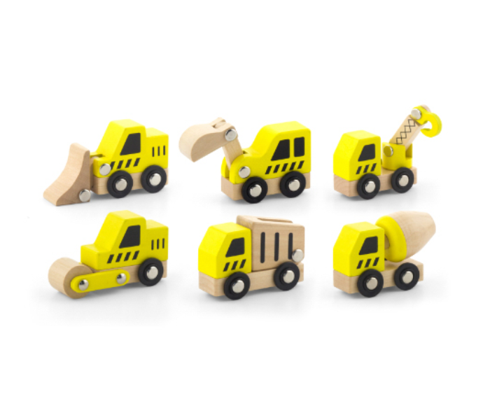 Brytostore BHT50153 Set of 6 Pieces Construction Vehicles - Zoom Image