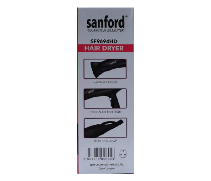  Sanford SF9694HD 1800 W Hair Dryer - Black - Zoom Image 5