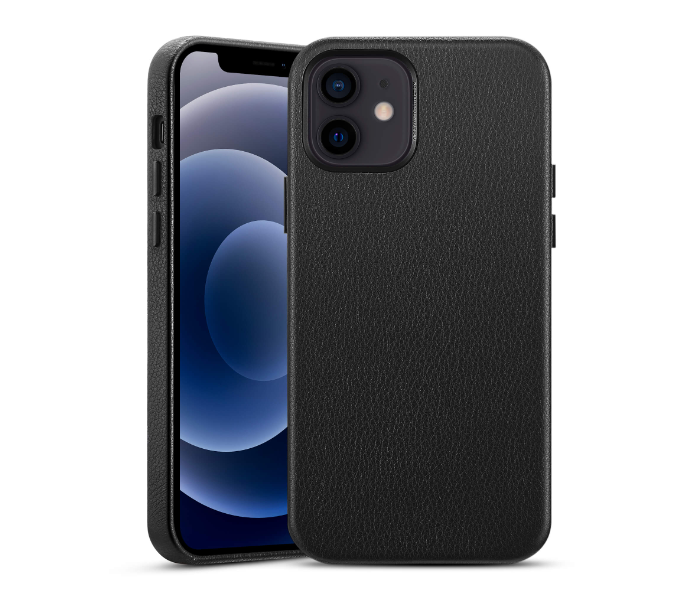 ESR Metro Premium Leather Case For iPhone 12Mini - Black - Zoom Image