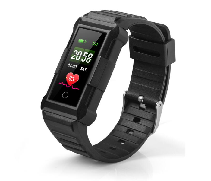 Bluetooth DX800 Waterproof Fitness Smart Watch - Black - Zoom Image 1