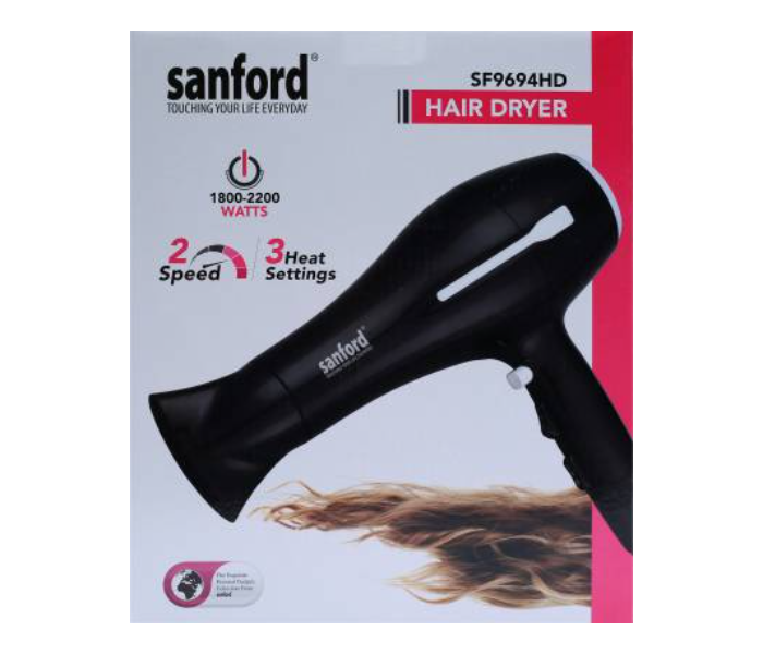  Sanford SF9694HD 1800 W Hair Dryer - Black - Zoom Image 4