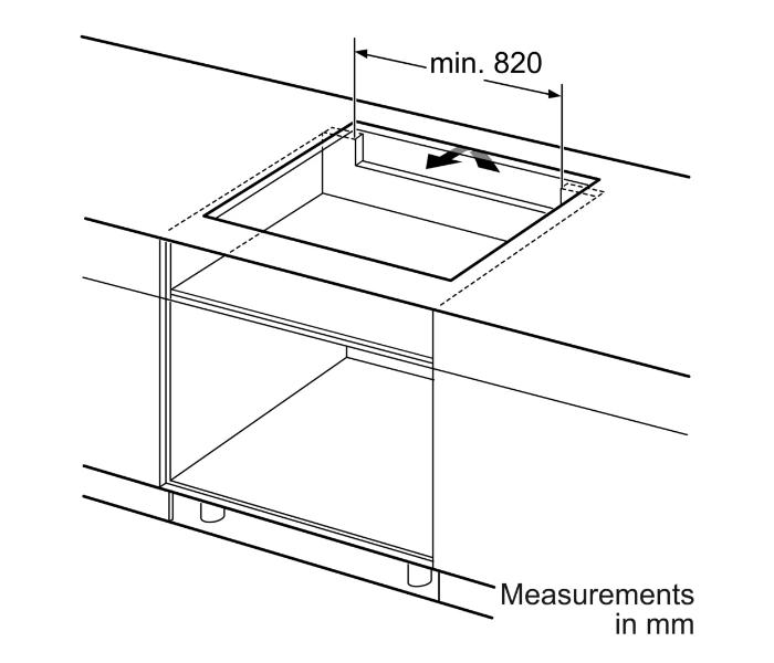 Bosch PXX975DC1E Series 8 90 cm Induction Hob - Black - Zoom Image 7