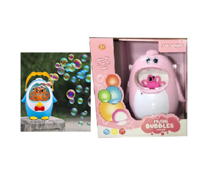 Family Center 17-2020-1B Musical Bubble Machine - Pink - Zoom Image 1