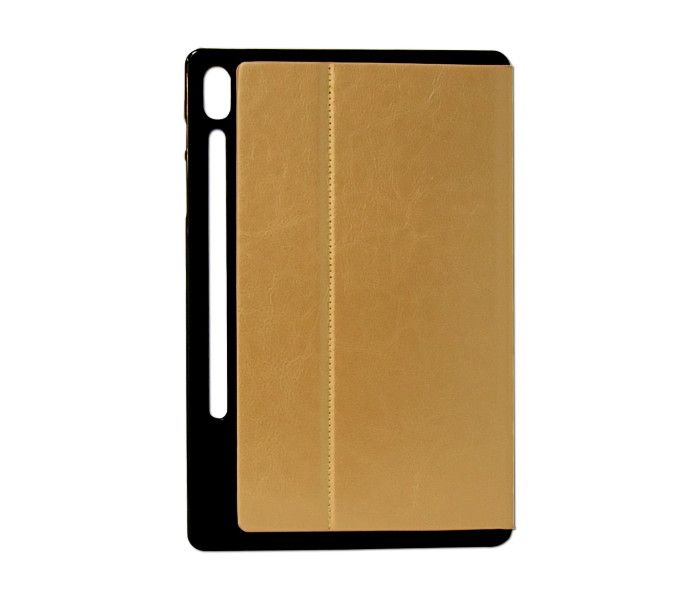 Leather Flip Case Cover For Samsung Tab S6 T860 T865 - Gold - Zoom Image 2