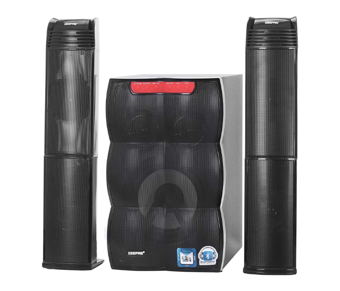 Geepas GMS105 4.1 Channel Multimedia Speaker - Black - Zoom Image 3