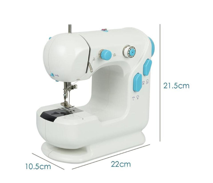 Bison YFSM-306 Multifunctional Electric Sewing Machine With LED Light Foot Pedal - White  - Zoom Image 3