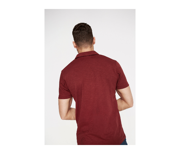 Springfield AW18 Polo Fancy T-Shirt X-Small For Men - Maroon - Zoom Image 5