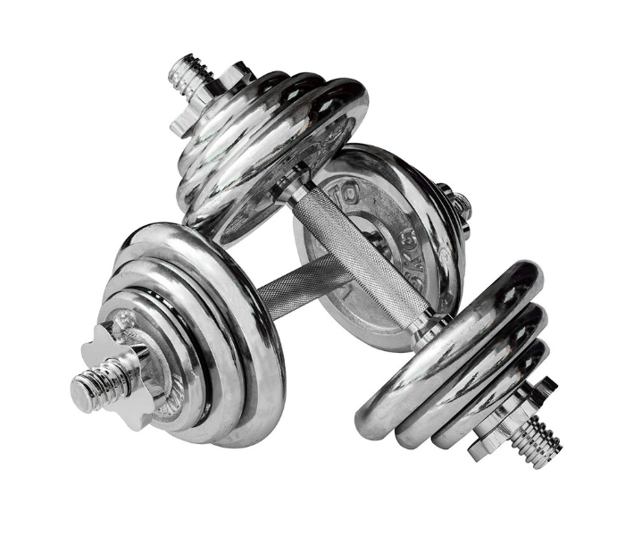 Body Builder 38-1122 Sportchrome 20Kg Dumbell Set - Zoom Image 1