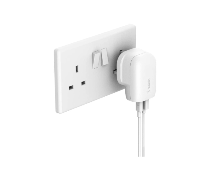 Belkin F7U097MYWHT 30W USB-C Wall Charger - White - Zoom Image 5