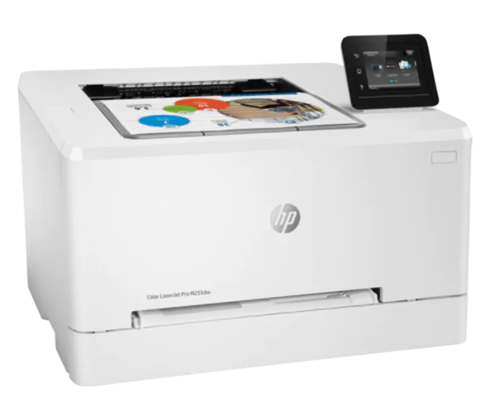 HP M255DW Color LaserJet Pro Wireless Printer - White - Zoom Image 4