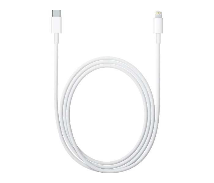 USB Type C To Lightning Data Charging Cable for Apple Devices, White - Zoom Image 4