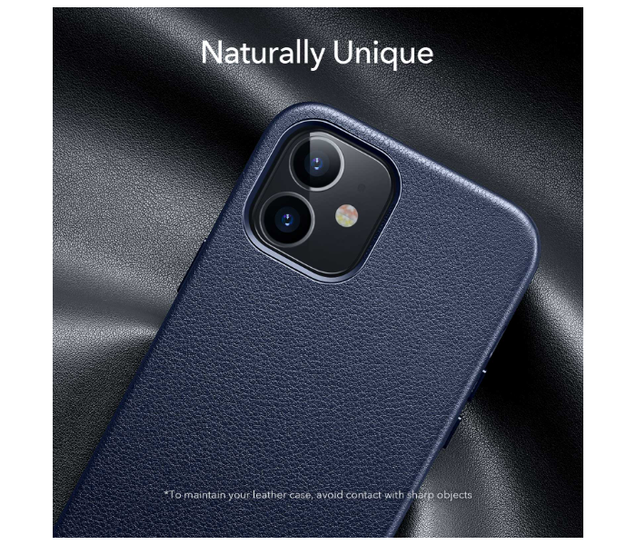 ESR Metro Premium Leather Case For iPhone 12Pro Max - Blue - Zoom Image 6