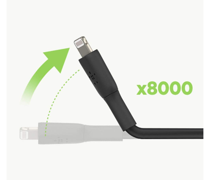 Belkin CAA001bt1MBK Boost Charge Lightning to USB-A Fast Charge Cable 1Meter - Black - Zoom Image 2