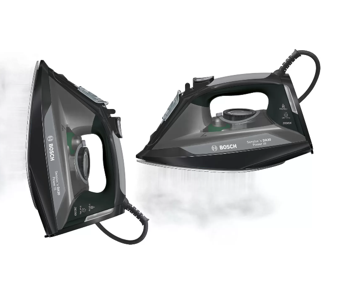 Bosch TDA3021GB 2800 Watts Sensix Power III Steam Iron - Black - Zoom Image 5