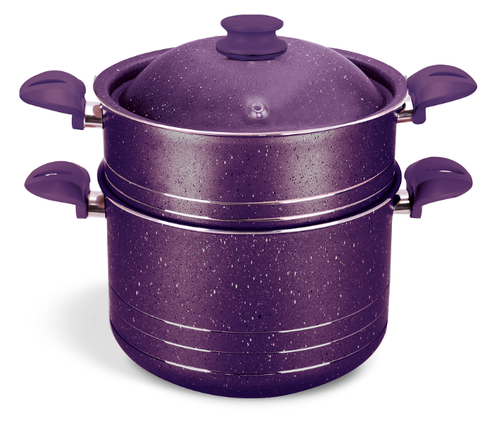 Avci HM Granitec 26cm 3 Piece Couscous Set - Purple - Zoom Image