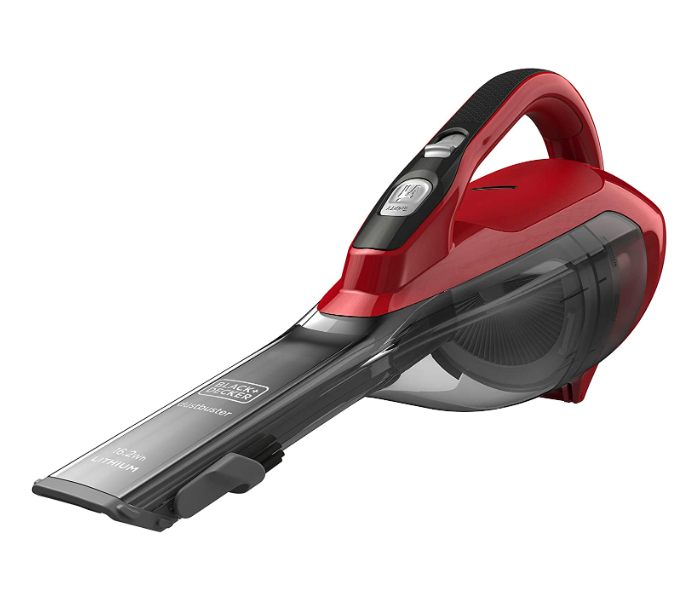 Black and Decker DVA315J-B5 1.5Ah Li-Ion 500ml Cordless Hand Vacuum Dustbuster - Red - Zoom Image 1