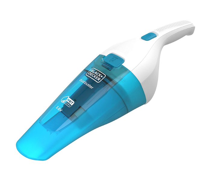 Black and Decker WDC115WA-B5 3.6v Li-ion Handheld Vacuum Dustbuster - Blue and White - Zoom Image 1