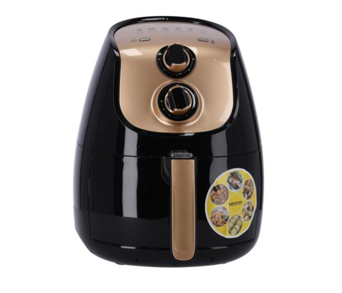 Krypton KNAF6228  Air Fryer 3.5 Liter with Rapid Air Circulation System 1500W- Black - Zoom Image 2