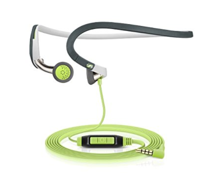 Sennheiser 506228 PMX 686 SPORTS Earphones - Black and Green - Zoom Image 1