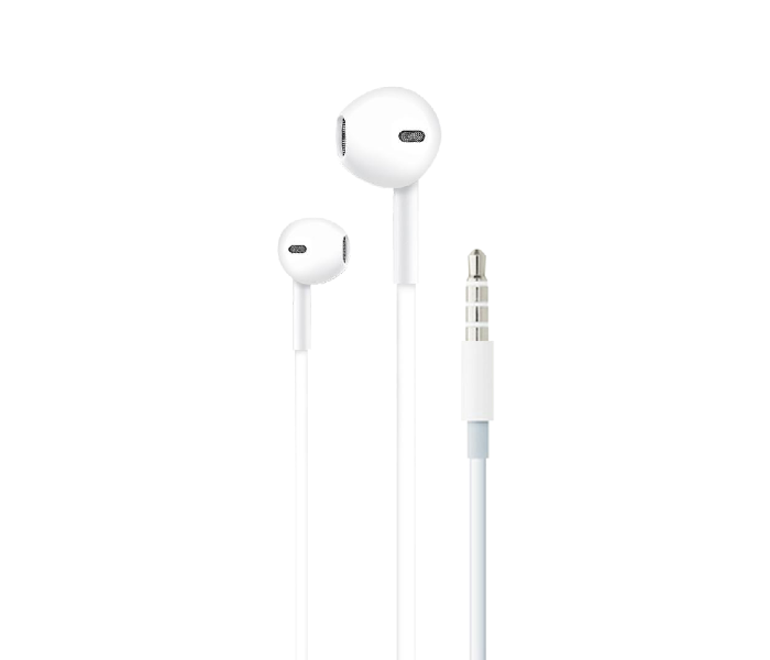 HeatZ PE27 Digital Sound Stereo Double Earphone with 3.5 mm Connector - White - Zoom Image 2