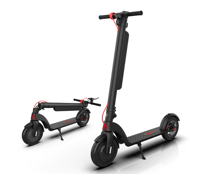 For All FX 8 350W Foldable Electric Scooter - Black and Red - Zoom Image 5