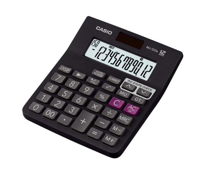 Casio MJ-12Da Plus Desktop Type Calculator - Black - Zoom Image 1