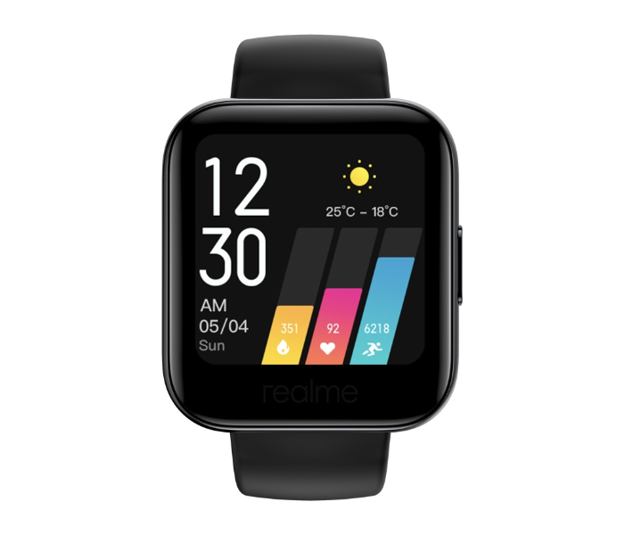 Realme Watch with Fashion Strap - Black - Zoom Image 2