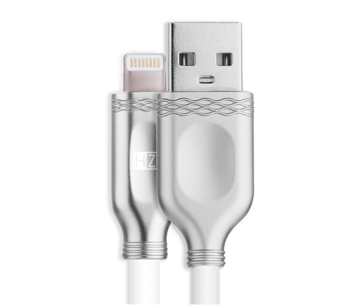 HeatZ ZCI36 3 Meter Metallic Smart Fast Lightning Cable - Grey - Zoom Image 1