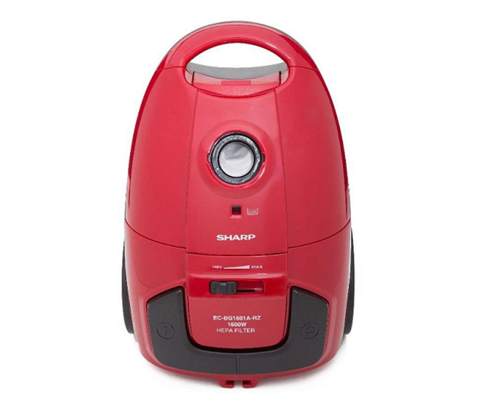 Sharp EC-BG1601A-RZ 1600W Bag Vacuum Cleaner - Red and Black - Zoom Image 1